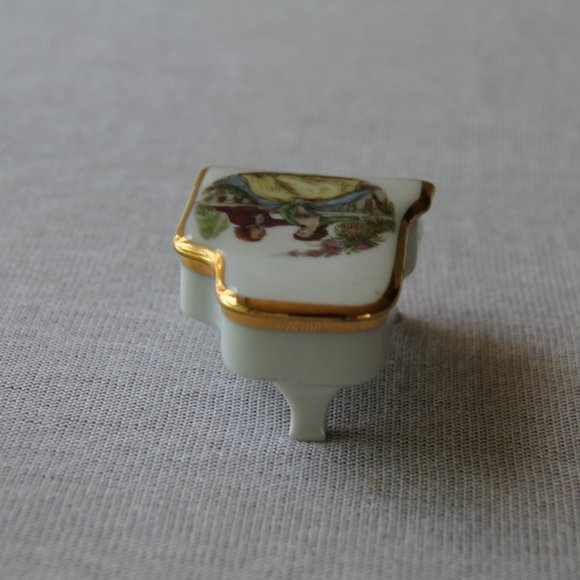 French Made Porcelain Limoges France Piano - Picture 8 of 10